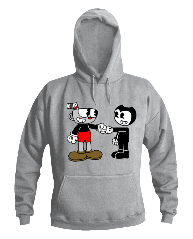 Džemperis Cuphead and bendy Džemperis Cuphead and bendy